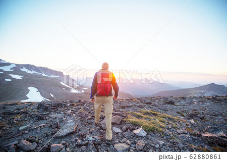 Hike in mountains 62880861