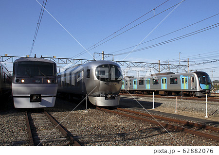 横瀬にて展示される、新旧の西武特急とSトレイン車両 横瀬にて展示される、新旧の西武特急とSトレイン車両 62882076