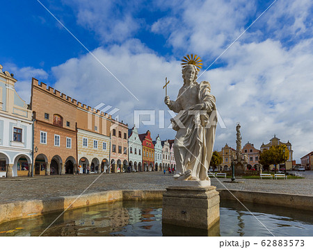 Telc cityscape in Czech Republic 62883573