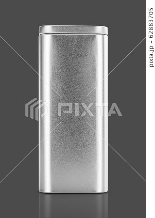 blank packaging silver metallic box for premium product design mock-up 62883705
