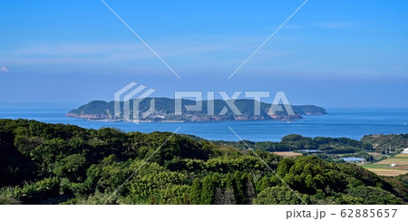 展望台から見た呼子の海の情景@佐賀 展望台から見た呼子の海の情景@佐賀 62885657