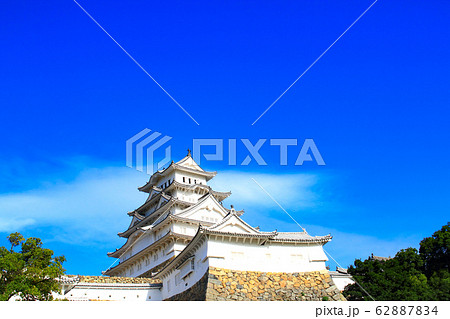 姫路市 姫路城の風景 姫路市 姫路城の風景 62887834