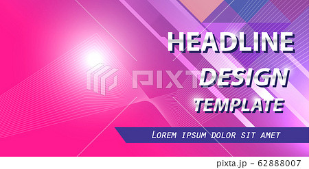 Banner design fresh color layout vector template 62888007