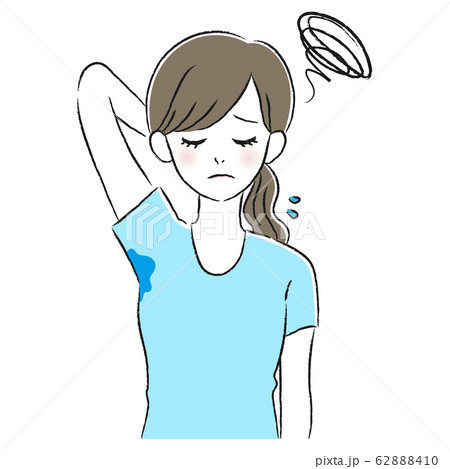 脇汗　女性 62888410