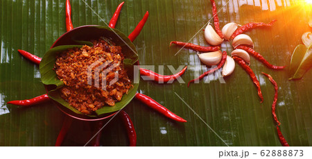 Hot and Spicy sauce with local ingredient fresh 62888873