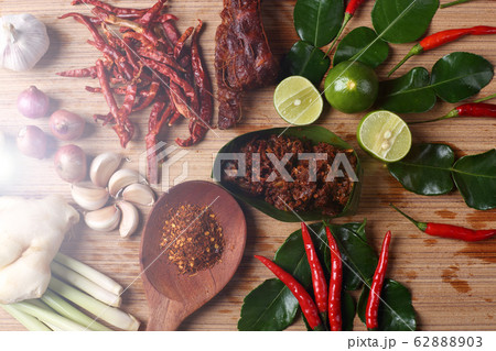 Hot and Spicy sauce with local ingredient fresh 62888903