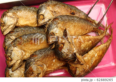 Thai Local Food in Stainless Plate for Buffet 62889265