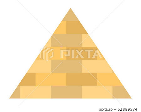ピラミッドのイラスト素材