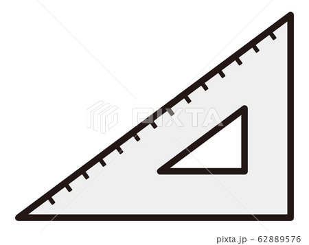 三角定規のイラスト素材
