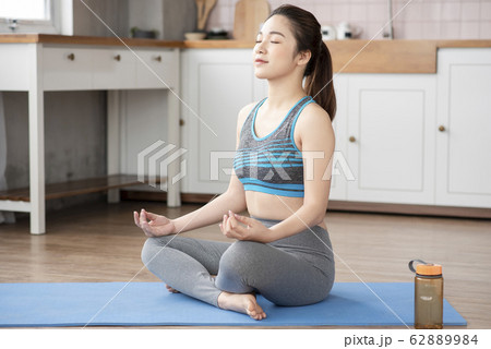 yoga at home yoga at home 62889984