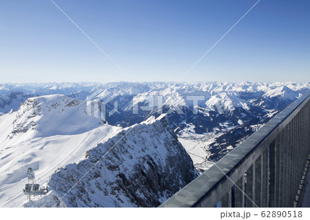 Mountain view from Zugspitze, Bavaria, Germany, 62890518
