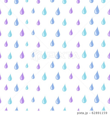Drops Pattern Rain Water Seamless Texture のイラスト素材