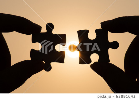 Silhouette symbol of association and connection concept. business strategy. Silhouette symbol of association and connection concept. business strategy. 62891643
