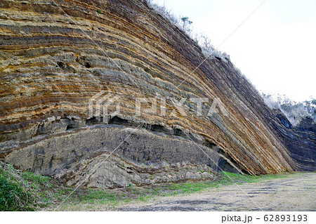 伊豆大島 地層大切断面 伊豆大島 地層大切断面 62893193