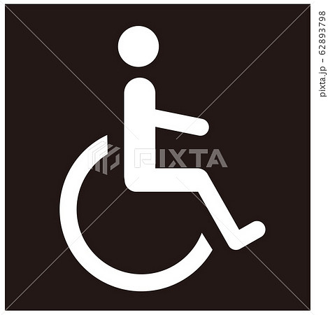 wheelchair sign icon illustration vector 62893798