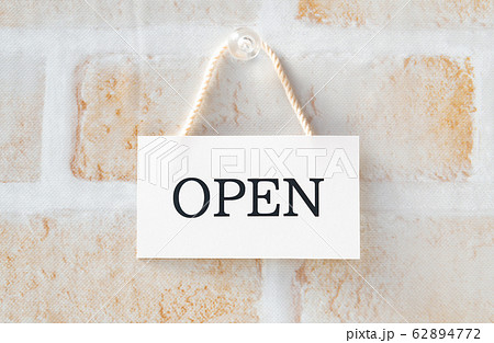 OPEN　開店　営業中　オープン　営業時間 62894772