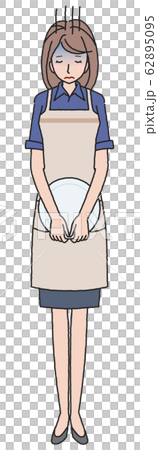 カフェ店員 62895095