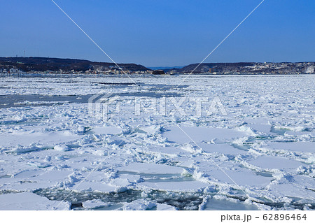 流氷　オホーツク海　網走 62896464