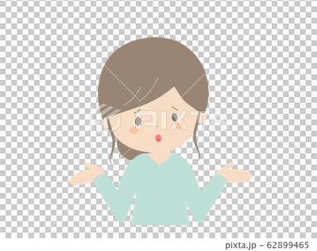 知らないと言っている若い女性 62899465