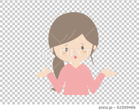 知らないと言っている若い女性 62899466