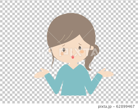 知らないと言っている若い女性 62899467