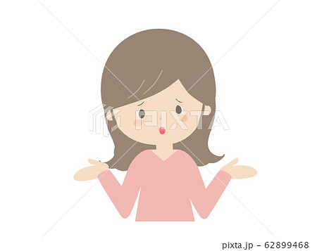 知らないと言っている若い女性 62899468