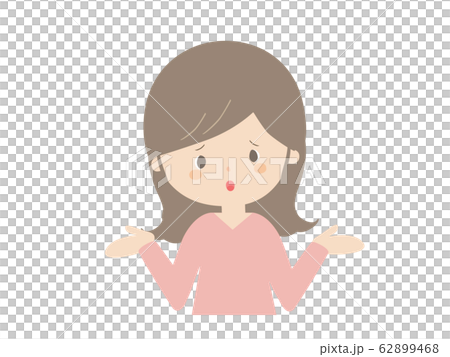 知らないと言っている若い女性 62899468