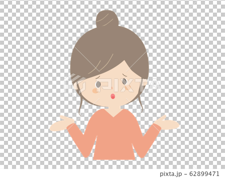 知らないと言っている若い女性 62899471