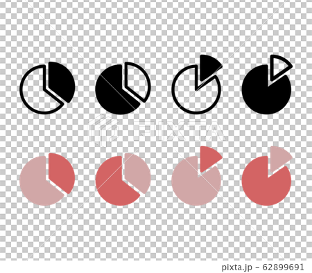 餅圖圖標，圖形，材料，象形圖，象形圖 62899691
