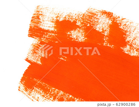 Orange hand drawn paint texture on white Orange hand drawn paint texture on white 62900286