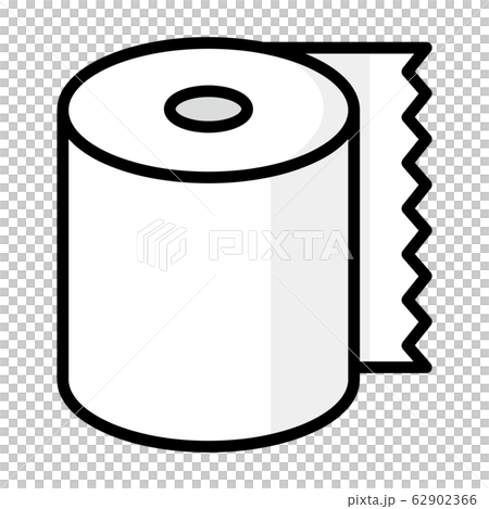 Roll toilet paper cut illustration Roll toilet paper cut illustration 62902366