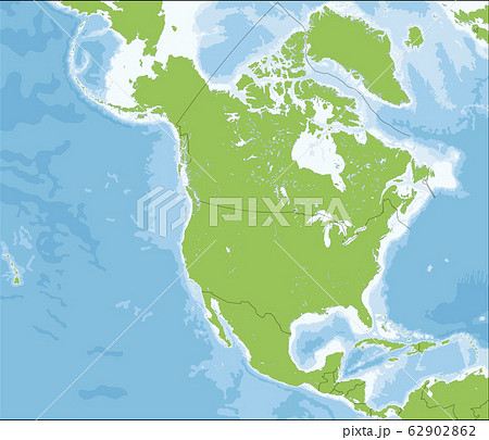 Map of North America Map of North America 62902862