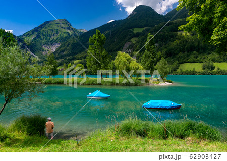 Swiss village Lungern, Switzerland 62903427