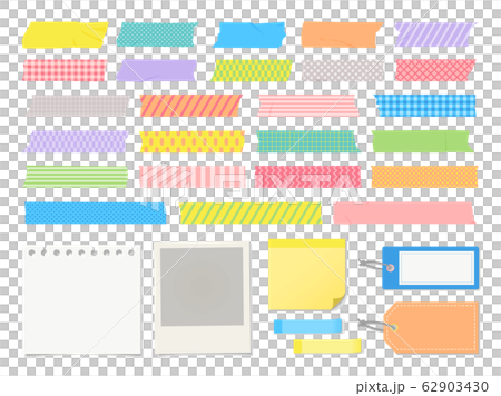 Masking tape and paper design material Masking tape and paper design material 62903430