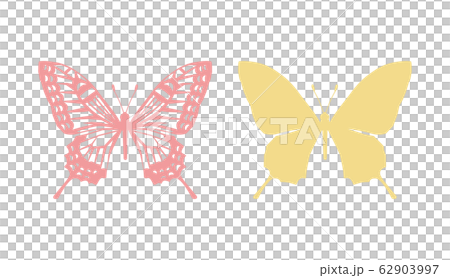 Swallowtail butterfly silhouette Swallowtail butterfly silhouette 62903997