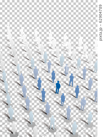 Vector illustration silhouette network influencer influenza new coronavirus Vector illustration silhouette network influencer influenza new coronavirus 62904789