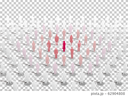 Vector illustration silhouette network influencer influenza new coronavirus 62904808