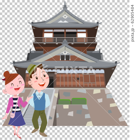 丸岡城堡和夫婦 62905484