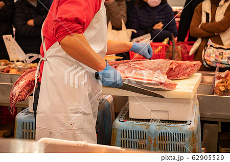 マグロ解体 62905529