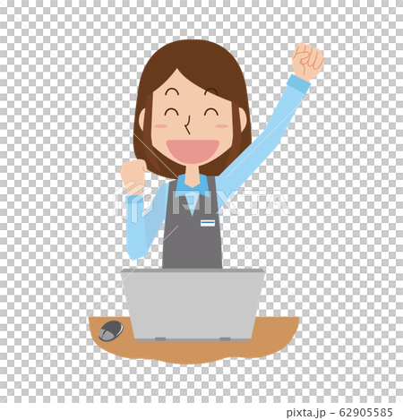 婦女辦公室工作辦公室工作辦公桌工作膽量姿勢 62905585