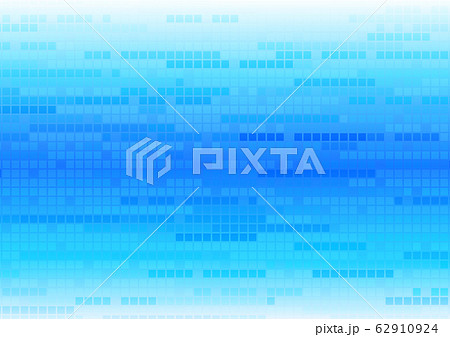 青色のデジタルサイバーイメージ背景 62910924