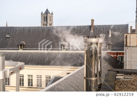 Chimney on the roof 62912259