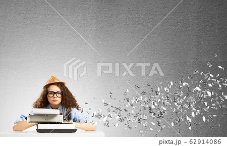 Creative inspiration of young female writer. Creative inspiration of young female writer. 62914086