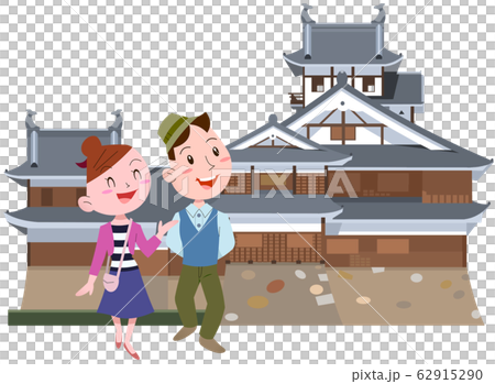 福知山城とカップル 福知山城とカップル 62915290