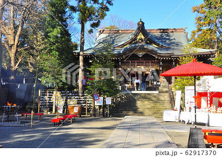 神奈川県大磯町　六所神社の正月風景 62917370