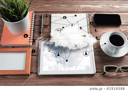 Social communication and global networking concept Social communication and global networking concept 62918388