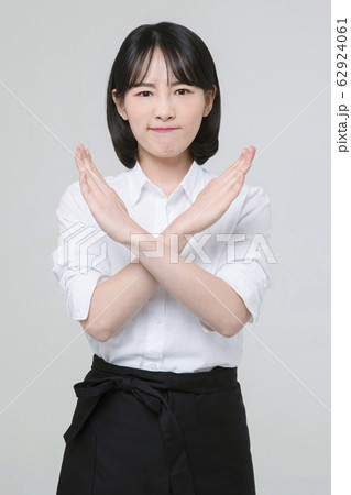 Portrait of young woman and man, part timer and owner 304 Portrait of young woman and man, part timer and owner 304 62924061