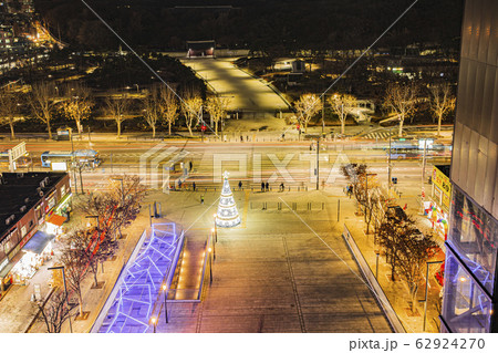 Christmas decoration street scenes in Korea 009 62924270