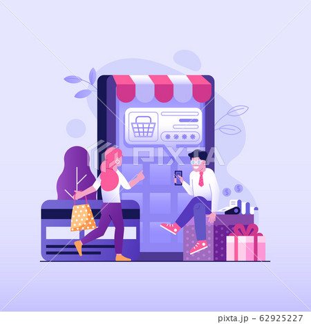Online Payment Concept with People Shopping Online 62925227