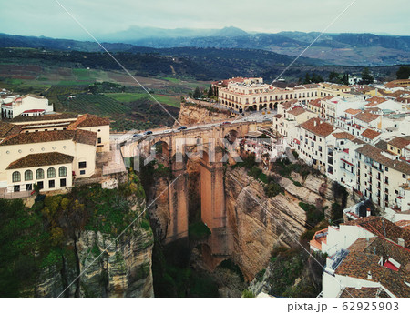 Aerial photo Ronda cityscape, Malaga 62925903